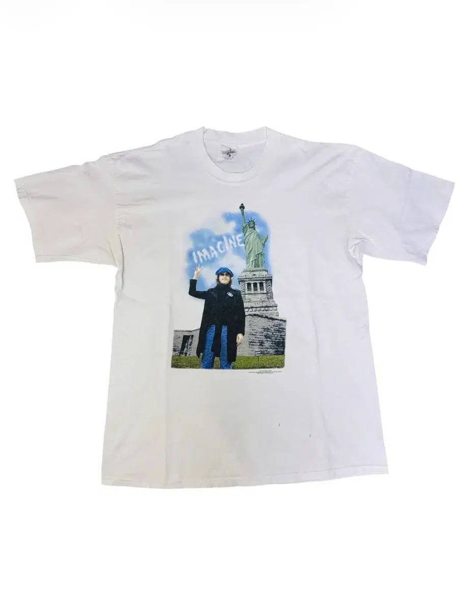 ヴィンテージ 90s ジョーンレノン JOHN LENNON NYC IMAGINE Tシャツ XL