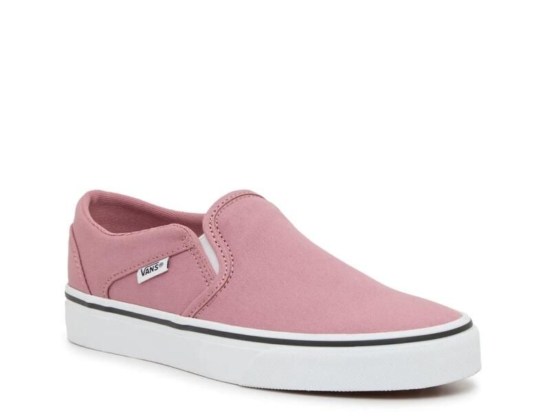 バンズ レディース シューズ スリッポン・ローファー スニーカー VansAsher SlipOn Sneaker Womens Dusty Pink ピンク