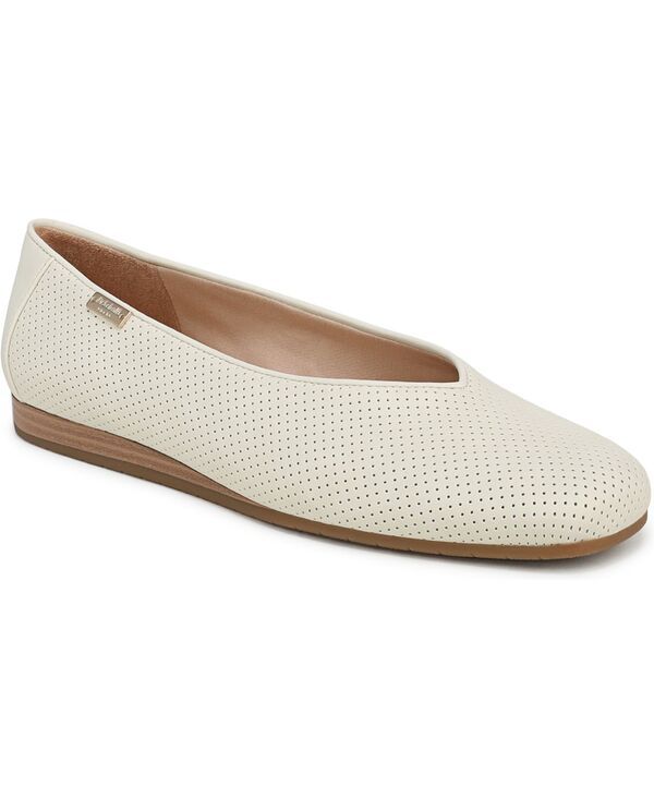 ドクター・ショール レディース シューズ スリッポン・ローファー Dr Scholls Womens Violet Ballerina SlipOn Flats Off White Faux Leat
