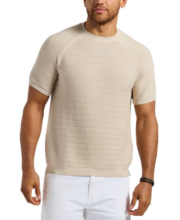 バッファロー・デイビッド・ビトン メンズ トップス Tシャツ セーター ニット Buffalo David Bitton Mens Wipped RelaxedFitexturedKnit Sweat