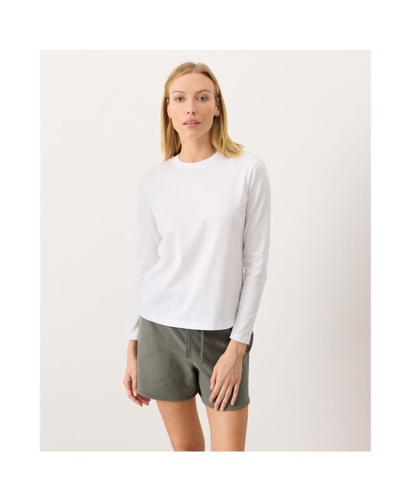 パクト レディース トップス Tシャツ コットン Pact Womens Organicotton Essentialong Sleeve Tshirt White ホワイト 8,036円