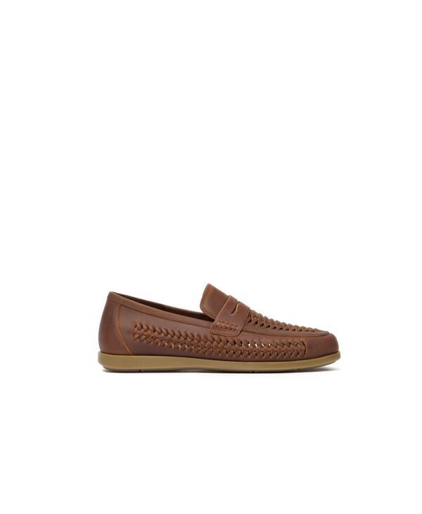 ロッドアンドグン メンズ シューズ スリッポン・ローファー Rodd Gunn Mens Gisborne Huarache Slip On Loafer Coffee コーヒー 21,868円