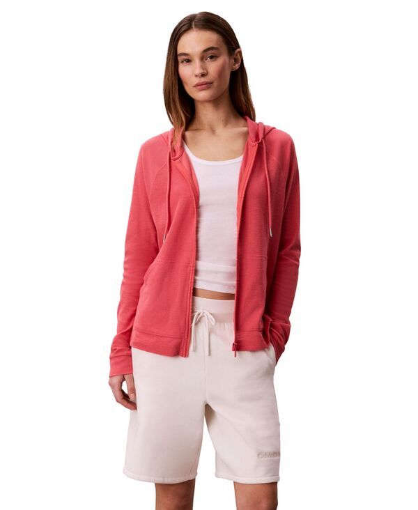 カルバンクライン レディース アウター ジャケット・ブルゾン Calvin Klein Performance Womens Icon Sport FullZip Lightweight Jacket