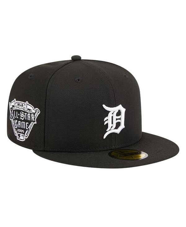 ニューエラ メンズ アクセサリー 帽子 ロゴ New Era Mens Black Detroitigers Logo 59FIFTY Fitted Hat Black ブラック 11,346円