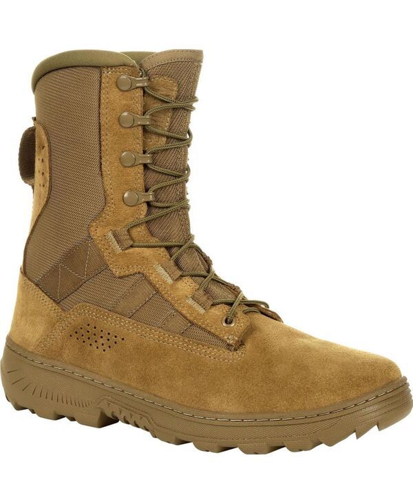 ロッキー メンズ シューズ ブーツ・レインブーツ ROCKY Mens Havocommercial Military Boot Coyote brown ブラウン