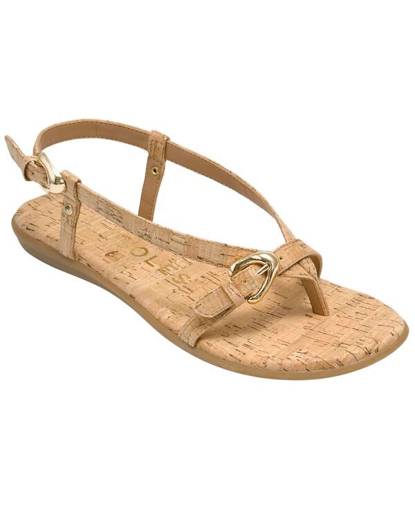エアロソールズ レディース シューズ サンダル Aerosoles Womens Iride Buckle Flat Sandals Natural