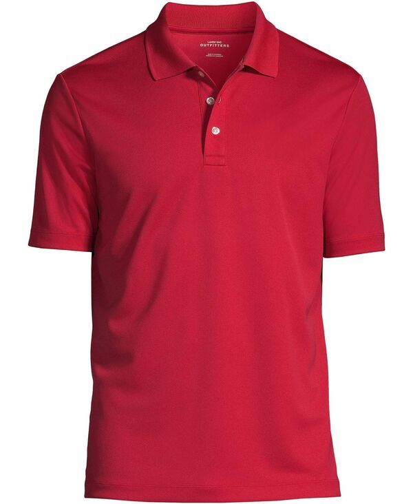 ランズエンド メンズ トップス ポロシャツ トール Lands End Big Tall School Uniform Short Sleeve Solid Active Polo Shirt Ric
