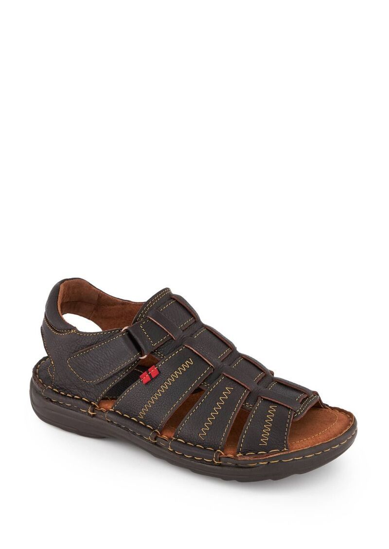 アンドレア レディース シューズ サンダル レザー Andrea Mens Leather Sandals 674843354964 Dark Brown ブラウン