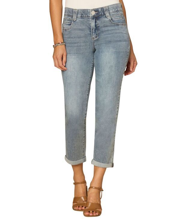 デモクラシー レディース ボトムス デニムパンツ ジーンズ Democracy Womens AbSolution MidRise Skimmer Jeans Light Blue ブルー