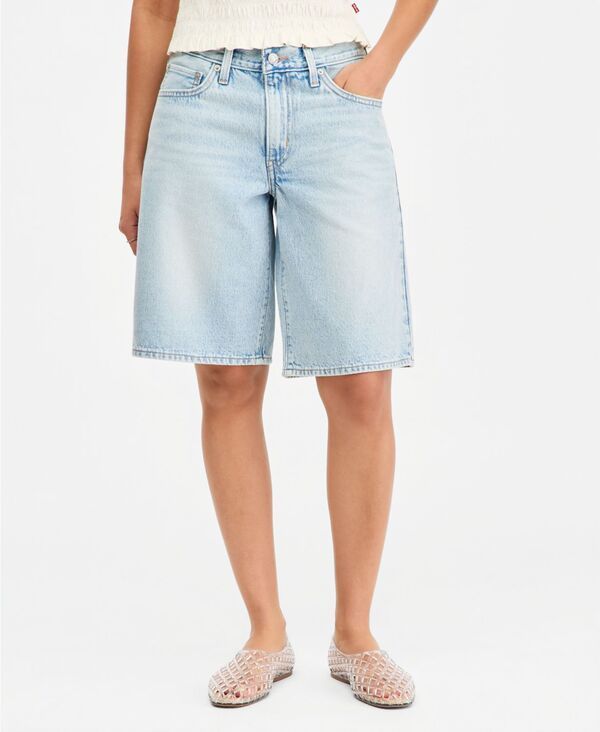 リーバイス レディース ボトムス ハーフパンツ・ショーツ Levis Womens MidRise Baggy Jort Abraided Art Jort 9,105円