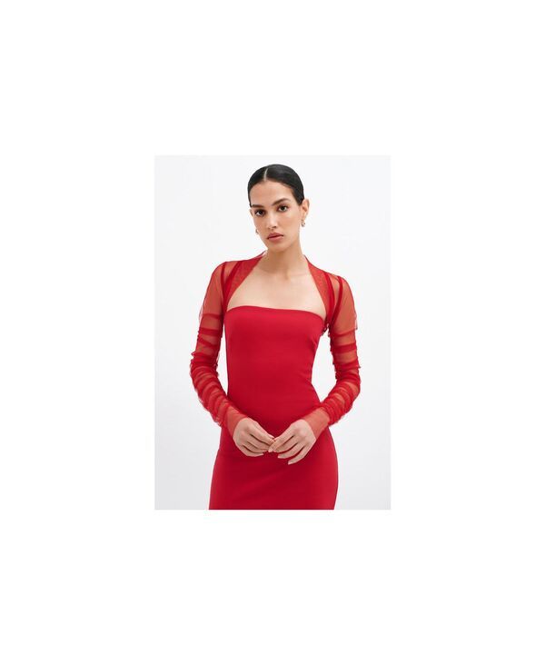 マルセラ レディース アウター ジャケット・ブルゾン カーディガン Marcella Womens Madison Bolero Cardigan Red レッド