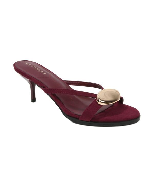 バーネス レディース シューズ サンダル ヒール BERNESS Womens Royalty Kitten Heel Thong Sandal Wine ワイン 11,294円