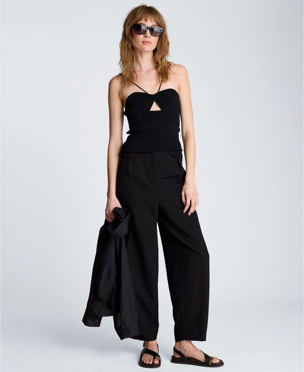 ケネスコール レディース ボトムス カジュアルパンツ プリーツ Kenneth Cole Womens Fly Front Hollywood Waist Pleated Barreleg Pants 23,214円
