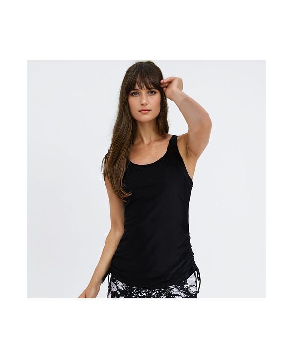 カリプサ レディース 水着 トップのみ Calypsa Womens Maya Tankini Swim Top With Built In Bra Black ブラック