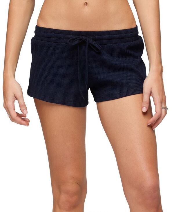 アディクテッド レディース ボトムス ハーフパンツ・ショーツ ショートパンツ Edikted Womens Baila Waffle Shorts Navy ネイビー