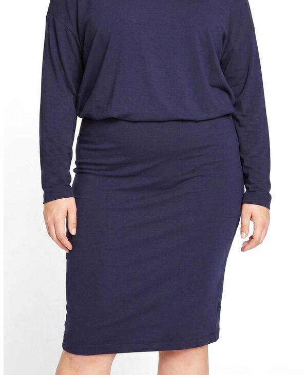 ユニバーサル スタンダード レディース ボトムスカート プラスサイズ ジャージー Universal Standard Womens Plusize Danube Jersey Skirt Deep
