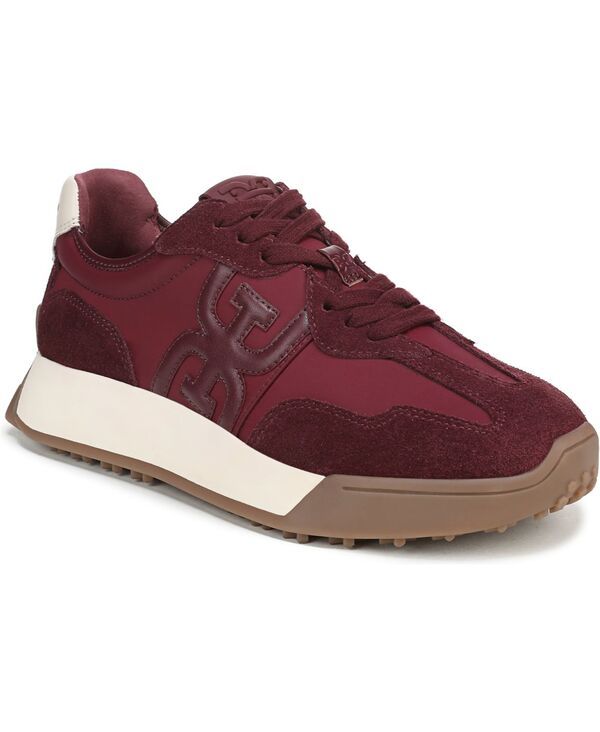 サムエデルマン レディース シューズ スニーカー レース Sam Edelman Womens Langley LaceUp Sneakers French Burgundy NylonSuede バ
