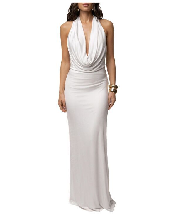 ジェイラックスレーベル レディース トップス ワンピース マキシ JLUXLABEL Womens Lunara Cowl Maxi Dress Cream クリーム 34,320円