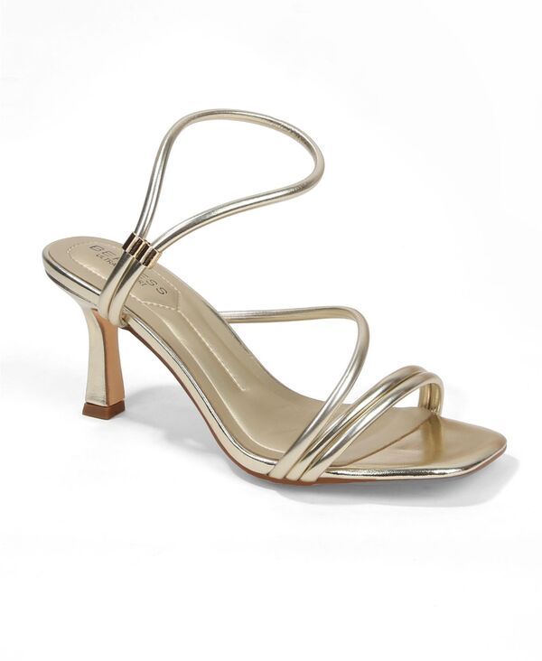バーネス レディース シューズ サンダル アンクル ヒール BERNESS Womens Hannia Looped Ankle Strap Kitten Heel Sandals Gold ゴールド 13,110円
