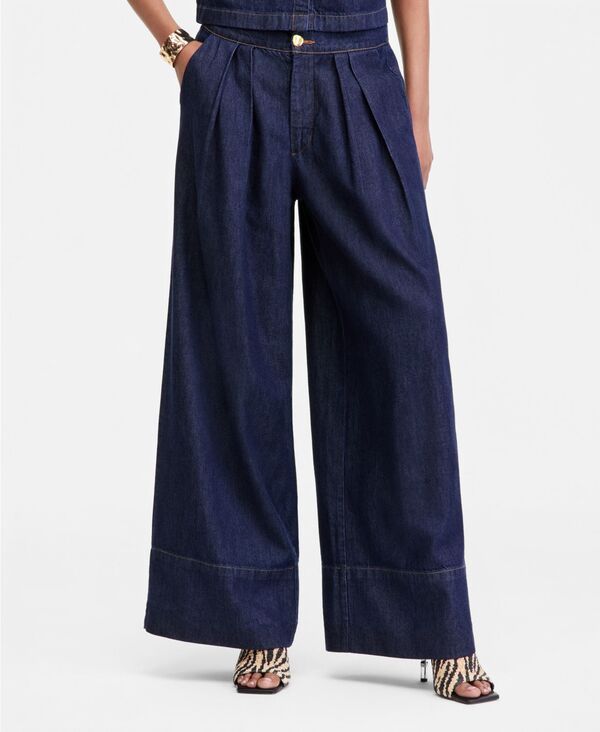 アイエヌシー インターナショナル コンセプト レディース ボトムス デニムパンツ ジーンズ INC International Concepts Womens HighRise WideLeg Jea
