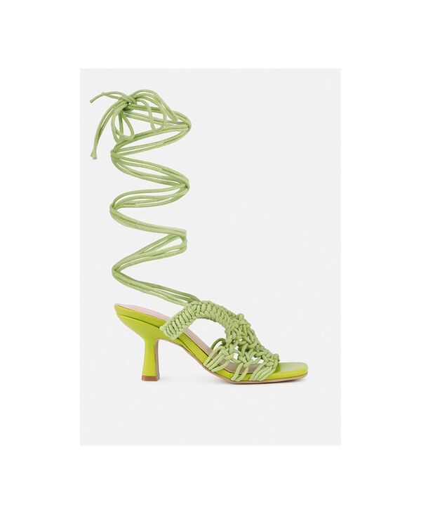 ラグアンドコー レディース シューズ サンダル レース Rag Co Womens BEROE Braided Handcrafted Lace Up Sandal Green グリーン 11,765円