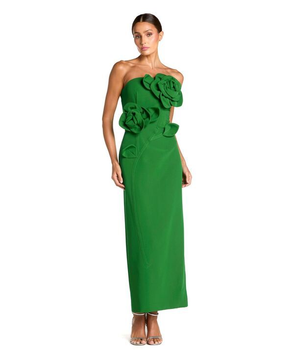 マックダガル レディース トップス ワンピース クレープ ミディ ストラップレス Mac Duggal Womens Crepe Strapless Midi Dressprin green グリーン 95,040円