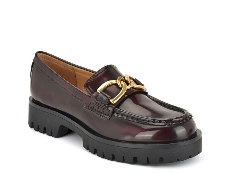 ナインウェスト レディース シューズ スリッポン・ローファー Nine WestGables Loafer Dark Red レッド
