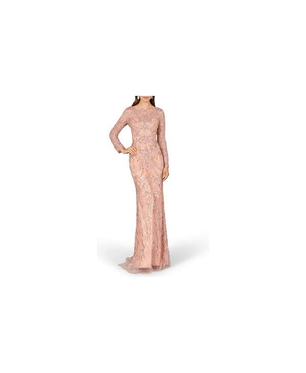 ララ レディース トップス ワンピース レース Lara Womens Long Sleeve Lace Gown Blush ブラッシュ 80,190円
