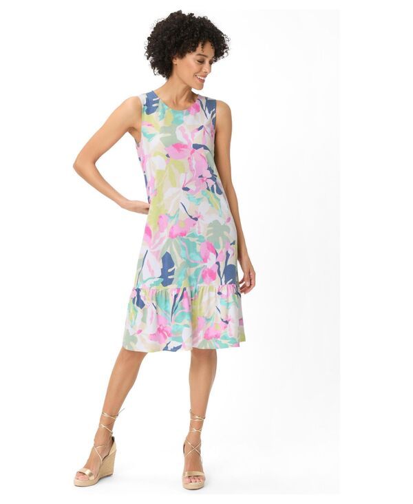 オルセン レディース トップス ワンピース フラワー柄 ノースリーブ フラワー Olsen Womens Floral Sleeveless Dress Pool blue ブルー 40,820円