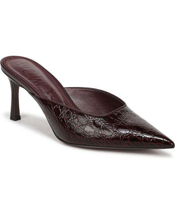 サムエデルマン レディース シューズ スリッポン・ローファー Sam Edelman Womens Margeaux SlipOn Mule Pumps Merlot Croco Leather