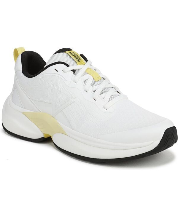 バイオニック レディース シューズ スニーカー Vionic Womens Walk Quest Walking Shoes White faux leather and knit ホワイト