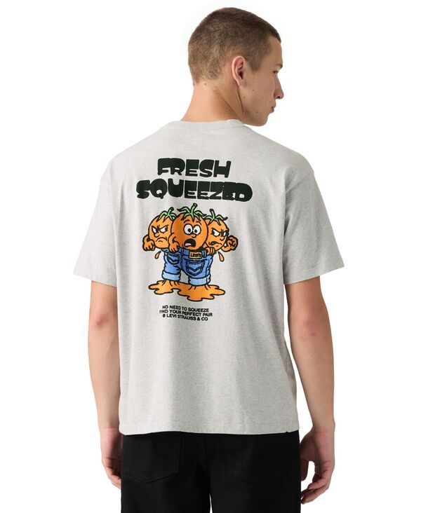 リーバイス メンズ トップス Tシャツ ヴィンテージ グラフィック Levis Mens Vintage Graphic TShirt Freash Squeezed Light Heather Gr