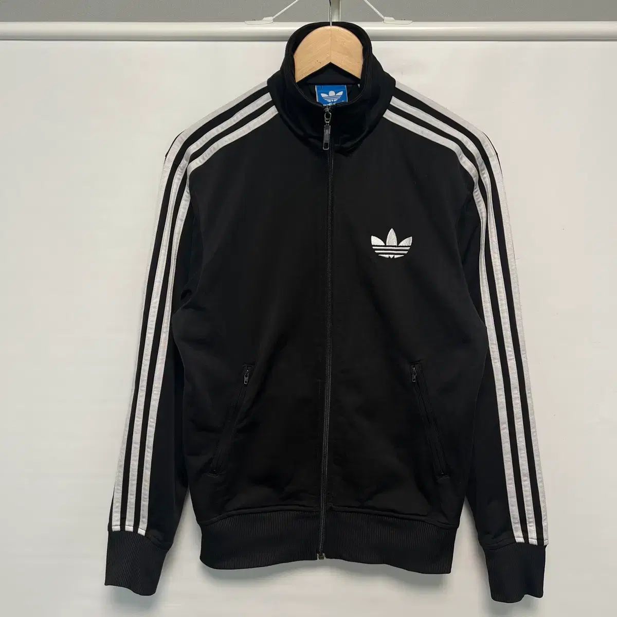 正規品/85 adidas 旧ファイヤーバード ブラック 黒 トラックジャージ