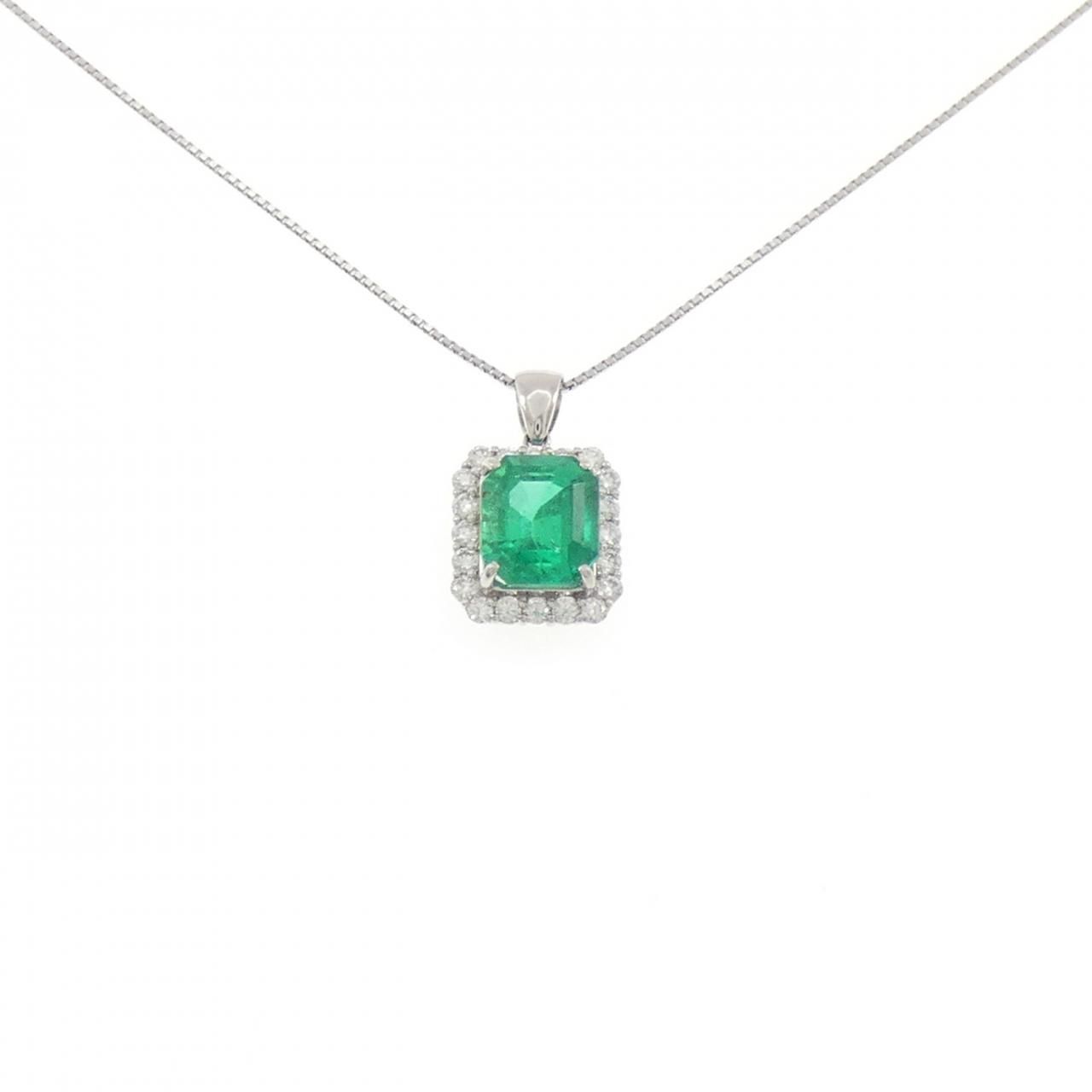 【リメイク】PT900/PT850 エメラルド ネックレス 3.058CT コロンビア産 680,240円