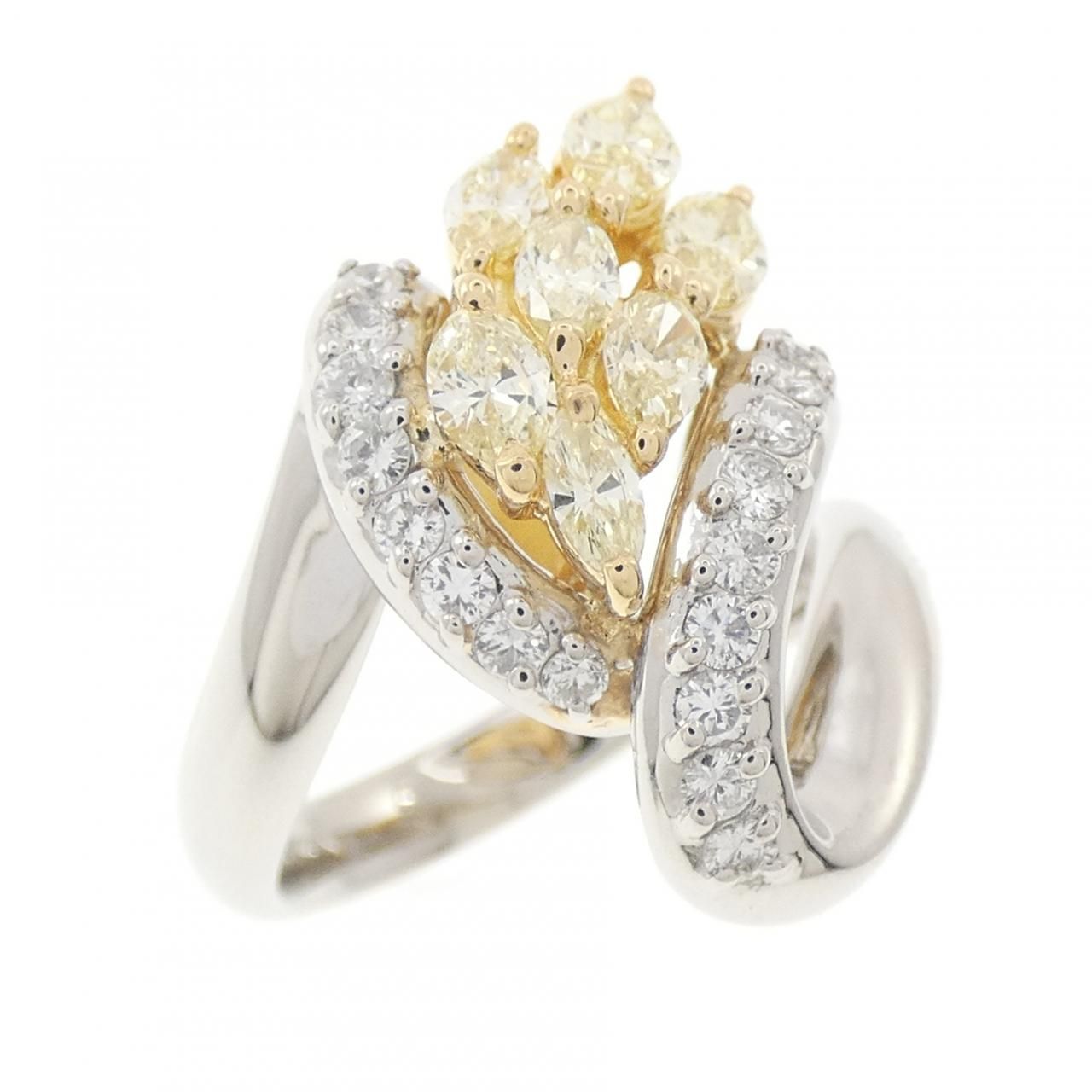 PT900/K18YG ダイヤモンド リング 1.00CT