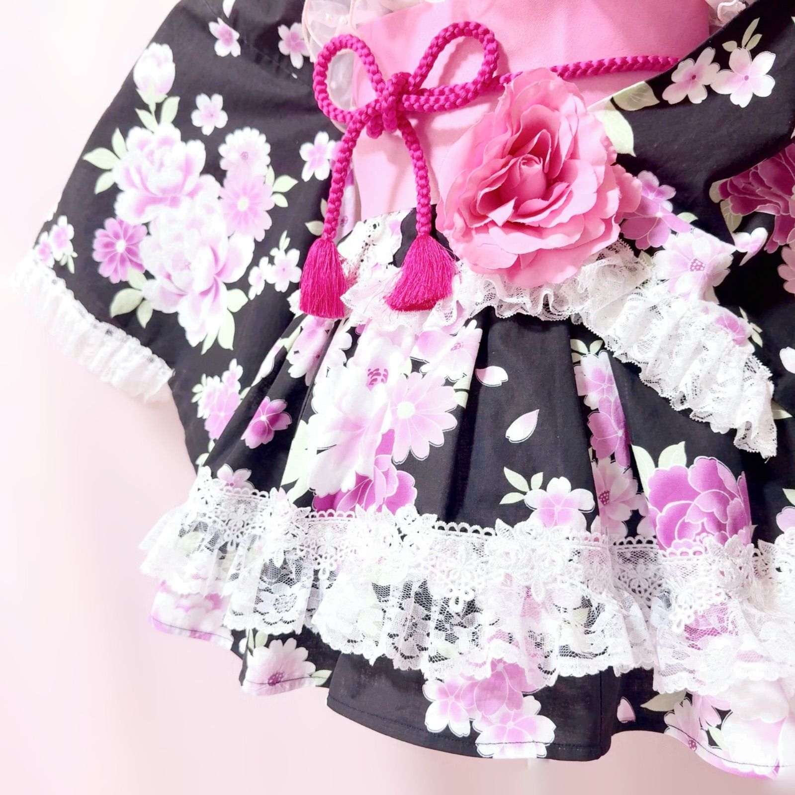 🎀姫浴衣🎀 セパレート浴衣ドレス 地雷系 量産型 姫ギャル 共布2WAY