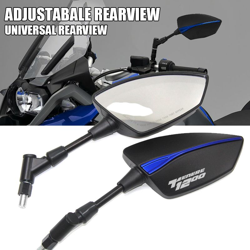 調整可能バイクバックミラー 汎用 ヤマハ スーパーテネレ1200 テネレ1200 XT1200Z XT1200ZE対応 8MM 10MM 7,675円