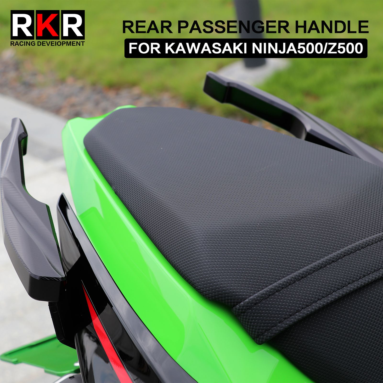 RKR カワサキ Ninja500 Z500対応 CNC リアパッセンジャーグラブバー テールアームレストブラケット
