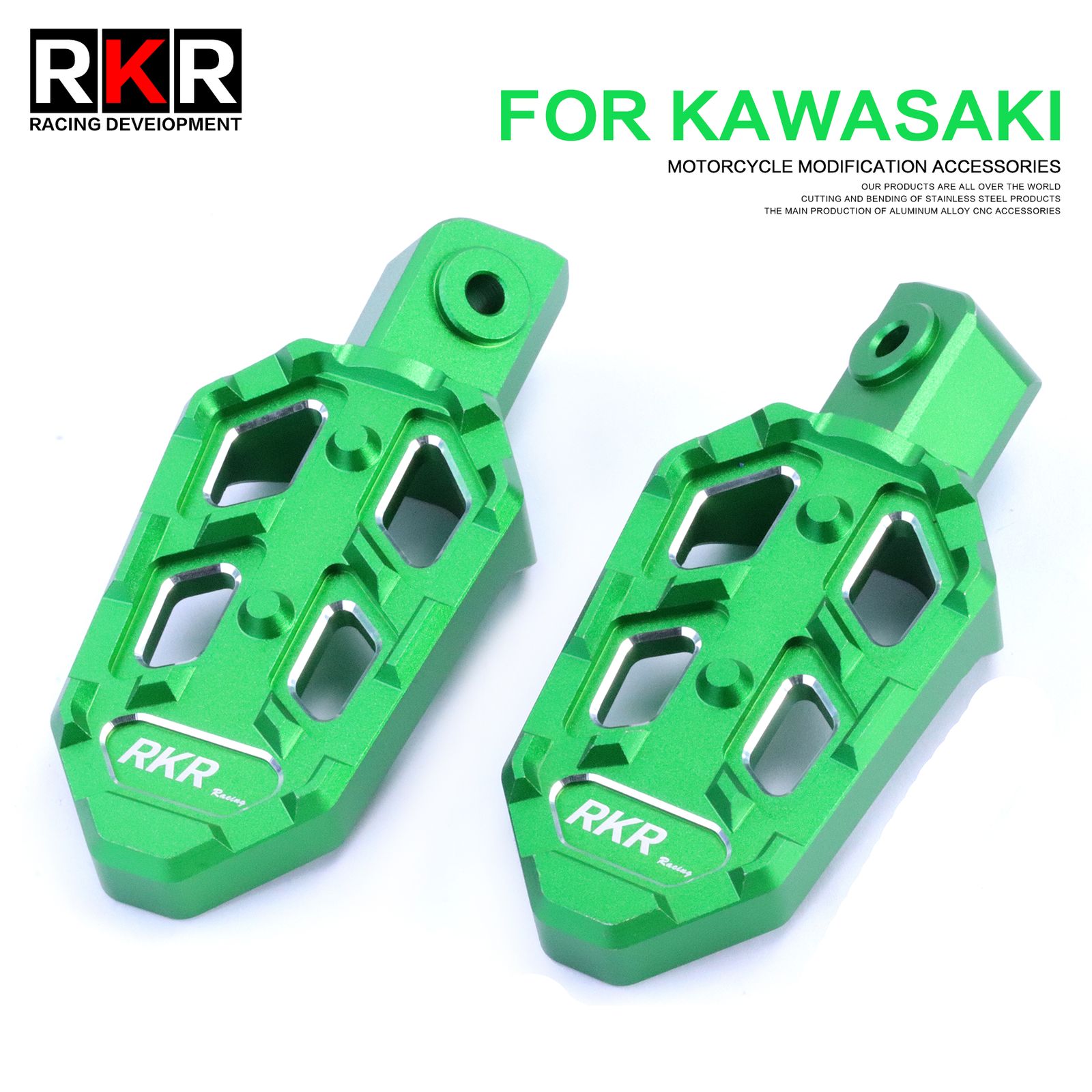 RKR カワサキ ニンジャ400 650 1000SX ZX-25R ZX-4R ZX-6R ZX-10R Z250 Z400 Z650 Z900 Z1000 ZH2対応 CNCフットレスト アルミ製 6,653円