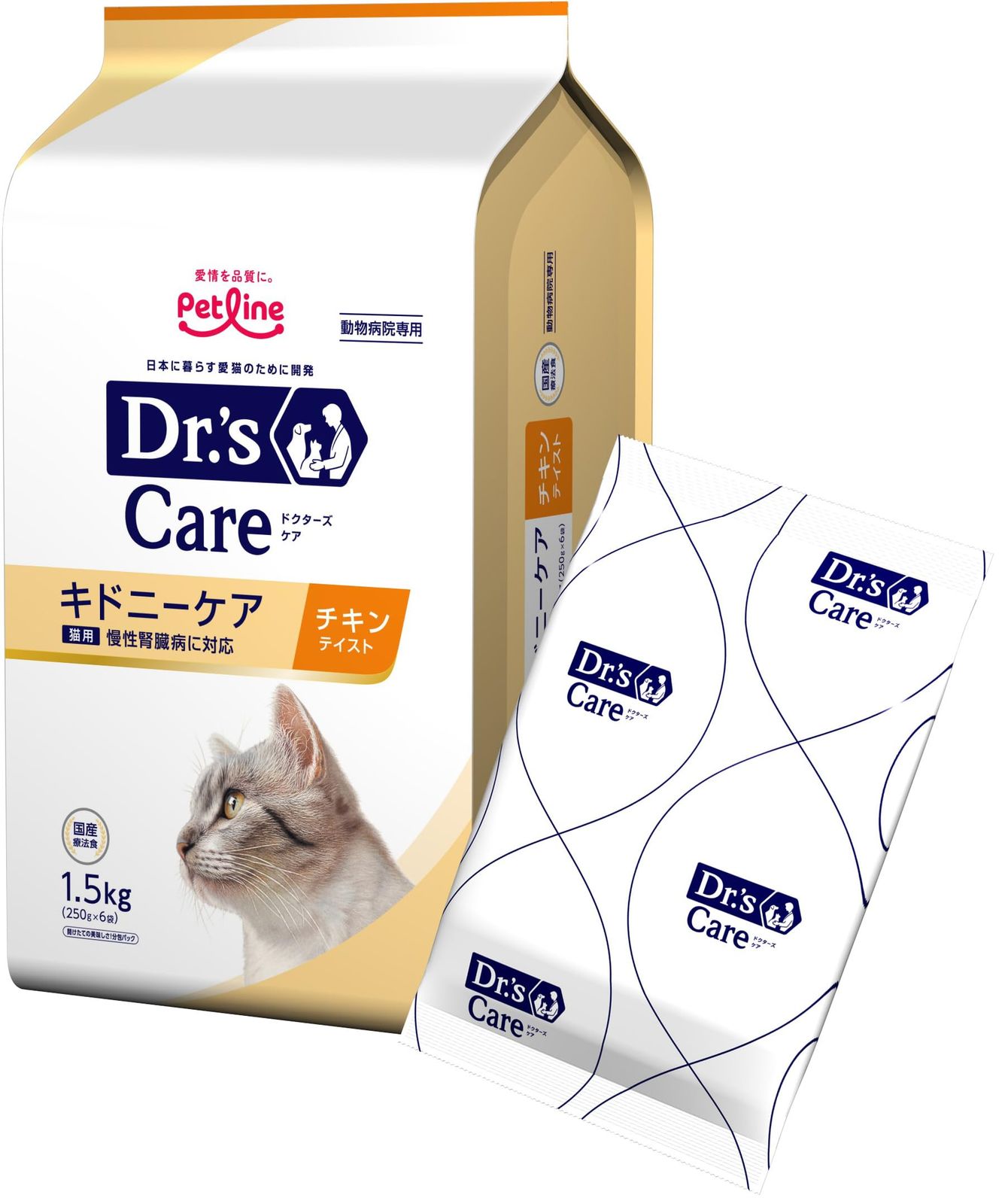 ドクターズケア 猫用キドニーケア チキンテイスト1.5kgpms 9,992円