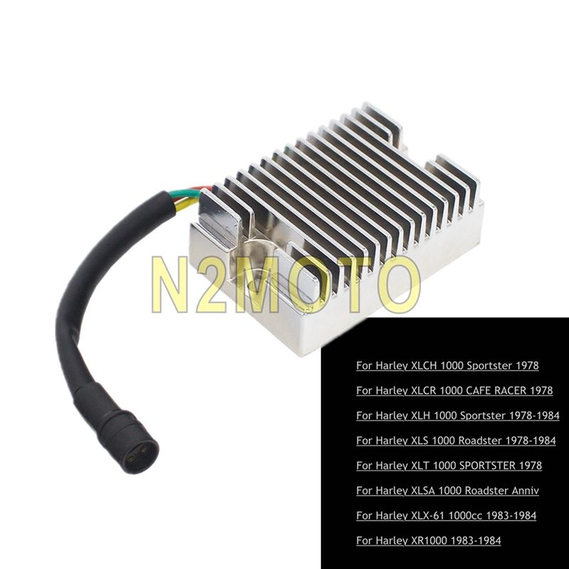電圧レギュレーター整流器 ハーレー XLT XLH XLCH 1000スポーツスター XLS1000ロードスター 1978〜1984対応 XLCR1000カフェレーサー 74504-78 1個