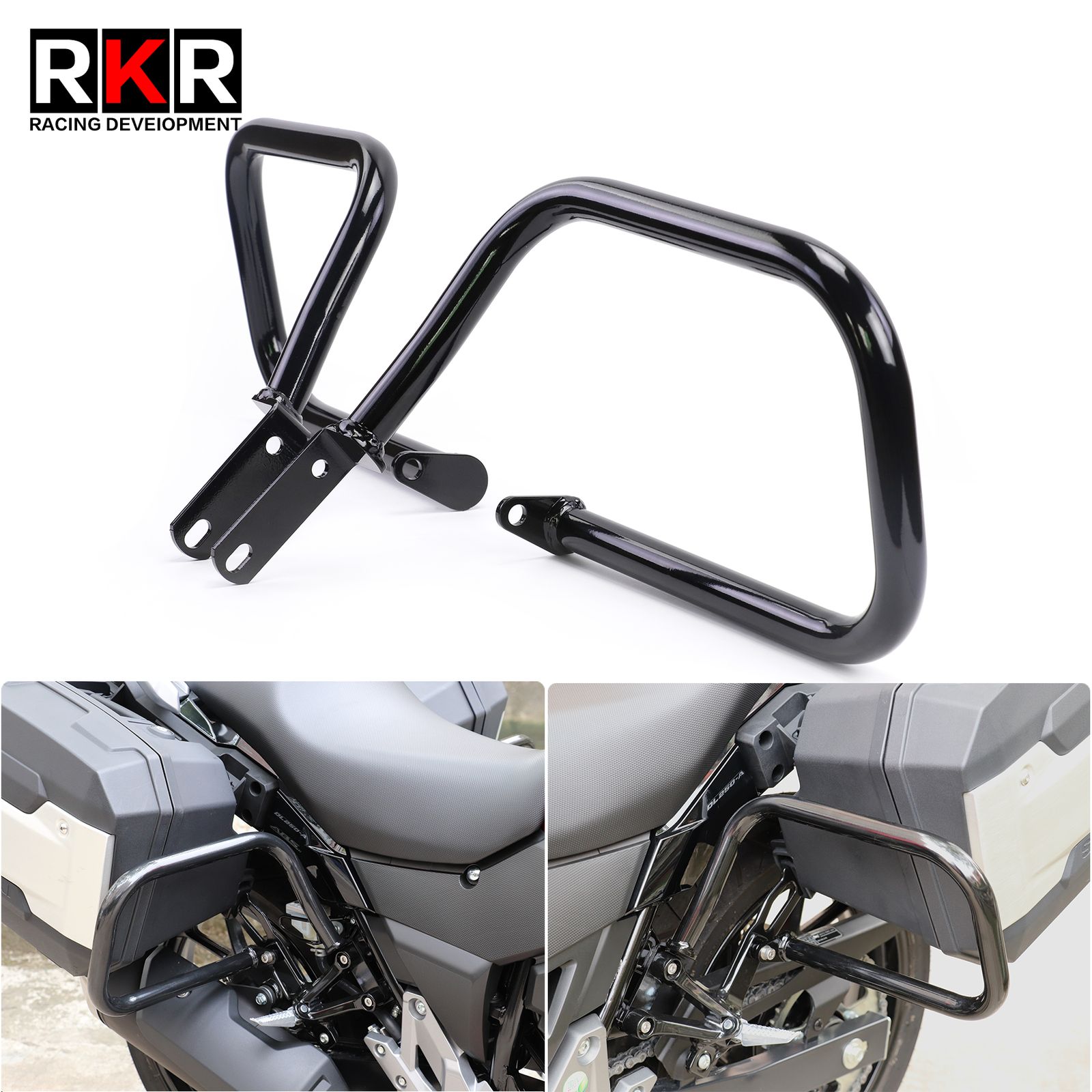 RKR スズキ DL250 SVMax250対応 フレームスライダー クラッシュプロテクター サイドバンパー リアラゲッジラック