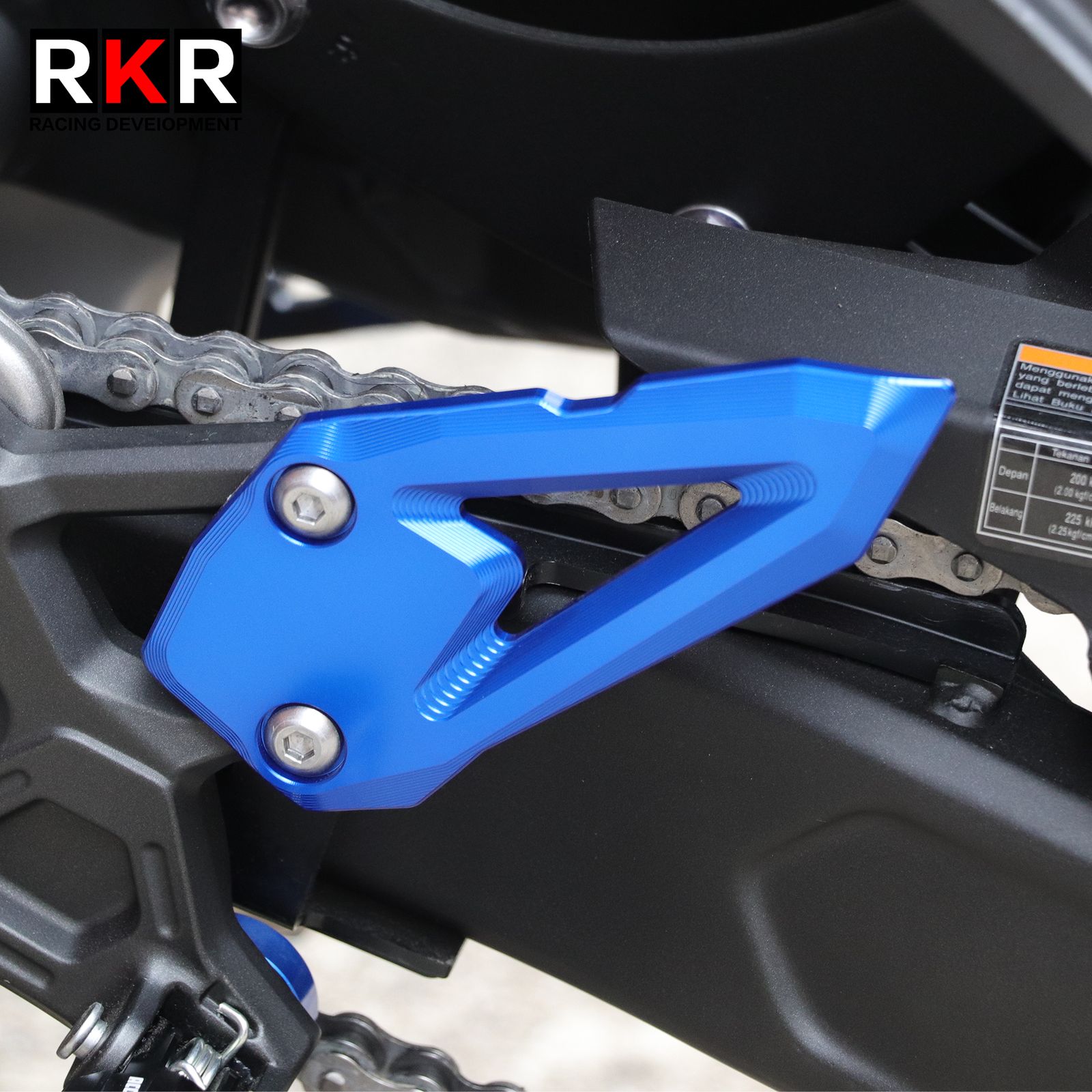 RKR カワサキ ZX25R ZX4R ZX4RR ZX-25R ZX-4R ZX-4RR対応 CNCフットペグ ヒールプレートガード プロテクター