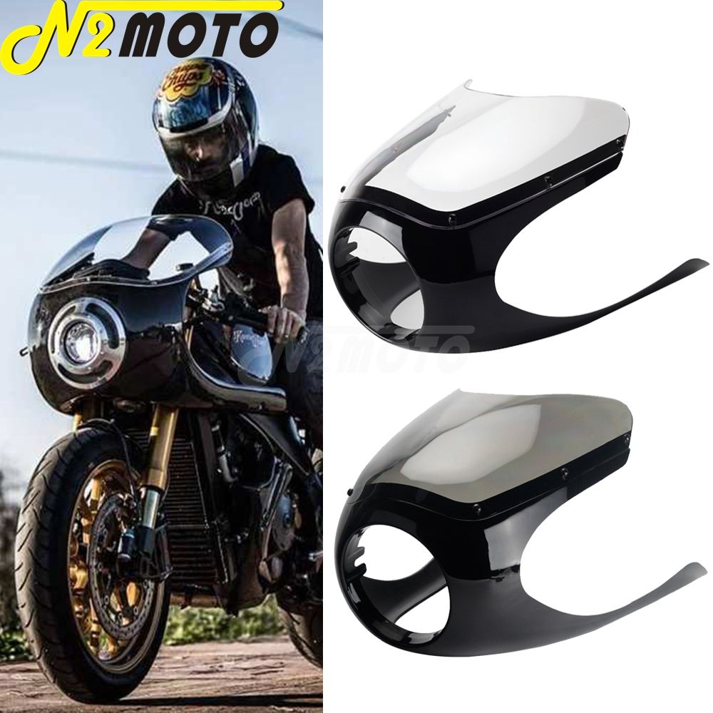 papanda ホンダ ヤマハ XS XSR XJ 400 500 550 650 700 750 850対応 フェザースタイルマスク ヘッドライトカウル 19,159円
