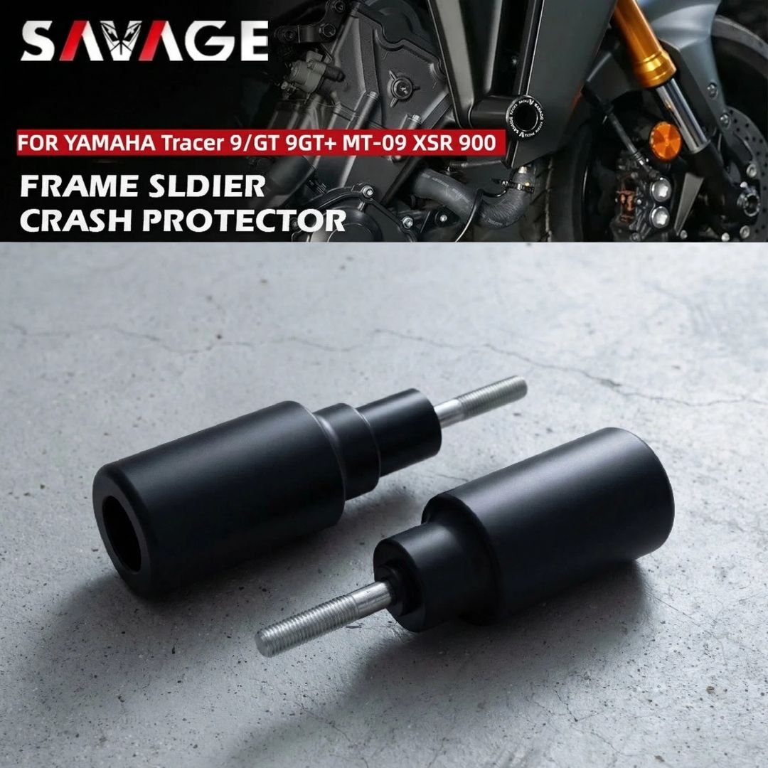 SAVAGE ヤマハ トレーサー9 GT 9GT+ MT-09 SP XSR900対応 フレームクラッシュスライダー