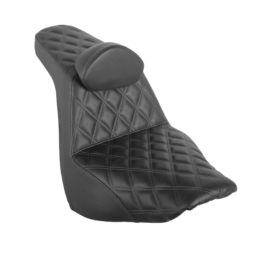 ハーレーソフテイル ストリートボブ FXBB FXST 2018以降対応 ステップアップシート 小型背もたれ付き ブラック