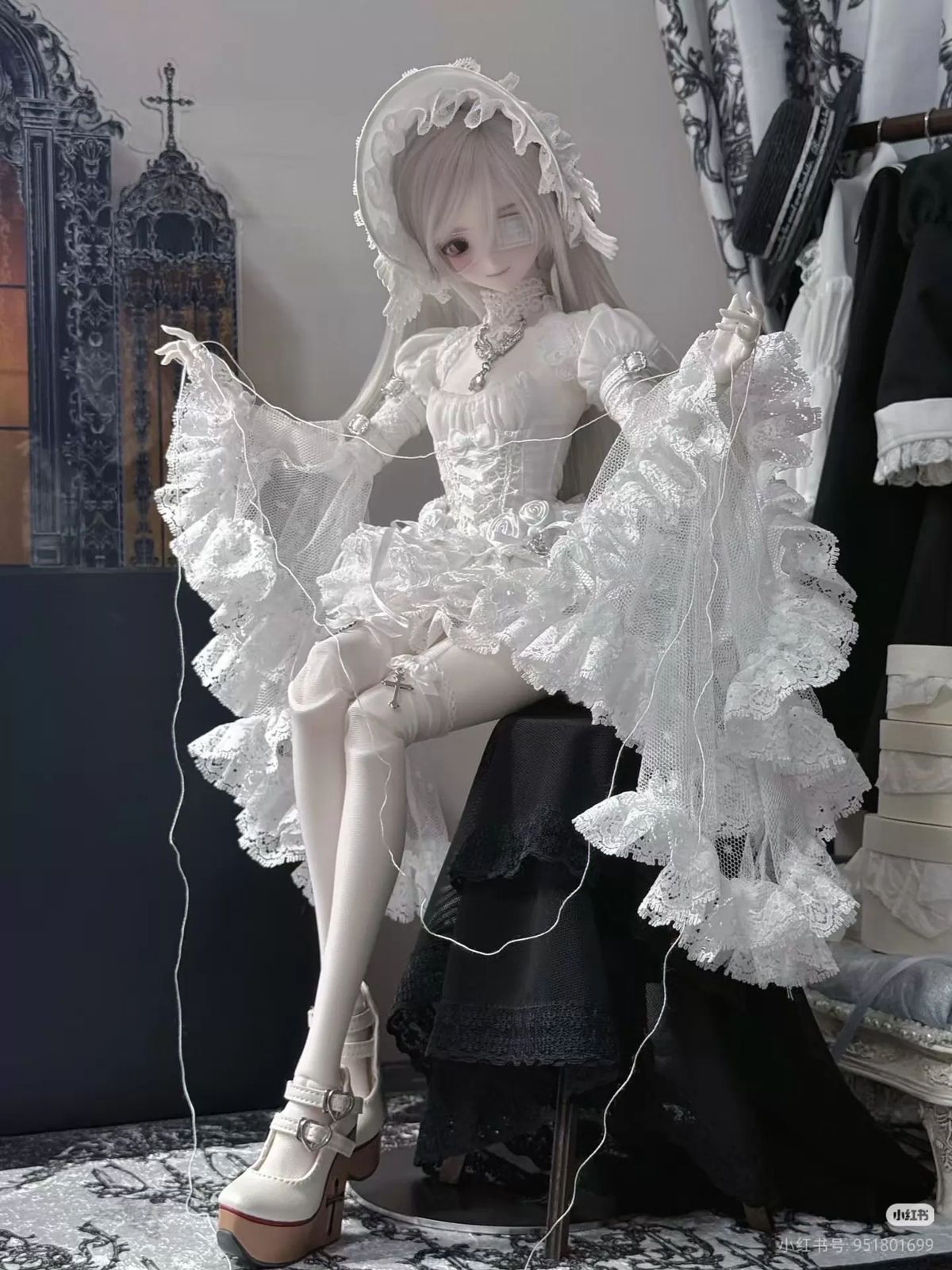 MDD/MSD用 衣装 中国ショップ製 魔女の招待状 セット