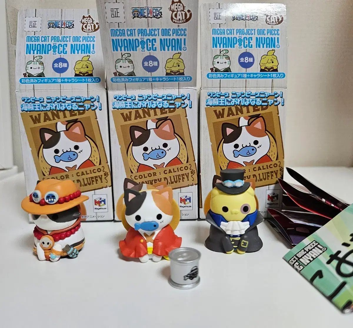 MEGACAT ONE PIECE ONE TÂN ルフィ エース サボ フィギュア 3個 まとめ 6,024円
