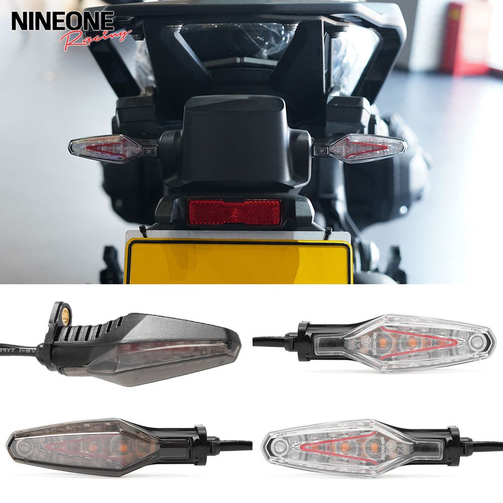 BMW R1300GS RnineT S1000R S1000RR S1000XR CE04対応 リアウインカーLEDターンシグナルライト グレー/クリア