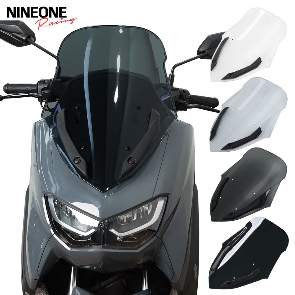 ヤマハ Nmax155 2019〜2023対応 スポーティーフロントフェアリング ウインドスクリーン ウインドシールド フライスクリーン バイザー PC製